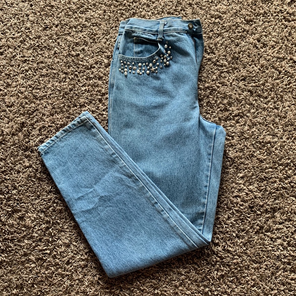 Vintage Monique Embellished Jeans